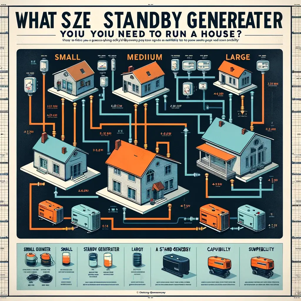 What size standby generator do you need to run a house? 